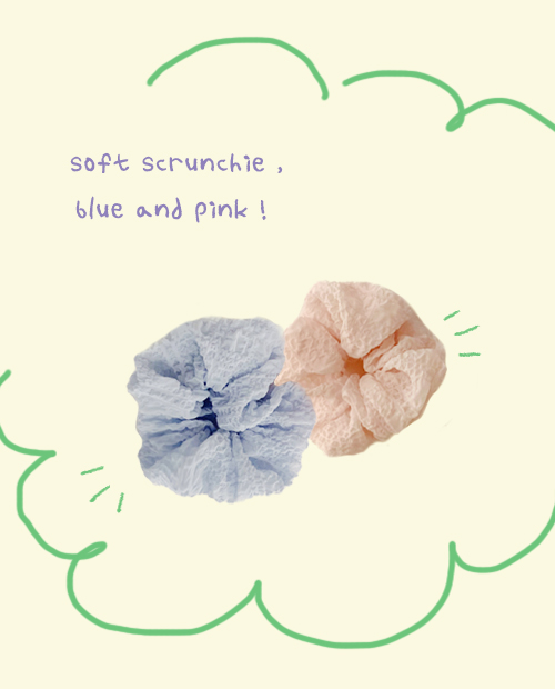 soft scrunchie / 2color
